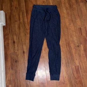 Size 4 Navy and Black Heathered Joggers